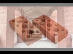 240x115x60mm, हल्की कॉफी दीवार के लिए उत्कृष्ट मौसम प्रतिरोधी खोखले ईंट