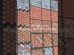 पृष्ठभूमि की दीवार के लिए लाल पुनर्प्राप्त मिट्टी की ईंटें निः शुल्क नमूना 240*50*20 मिमी