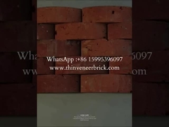 पुराने दिखने वाले लाल घर की ईंटें इनडोर और आउटडोर के लिए अनुकूलित आकार द्वारा पुनर्प्राप्त